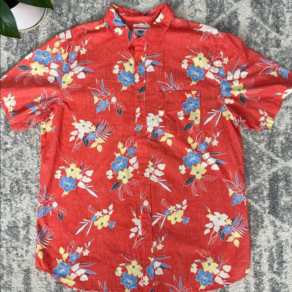 Men’s Hawaiian Shirt, size XL tall